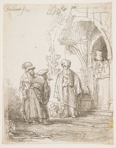 Jacob and Laban, 1641 by Rembrandt van Rijn